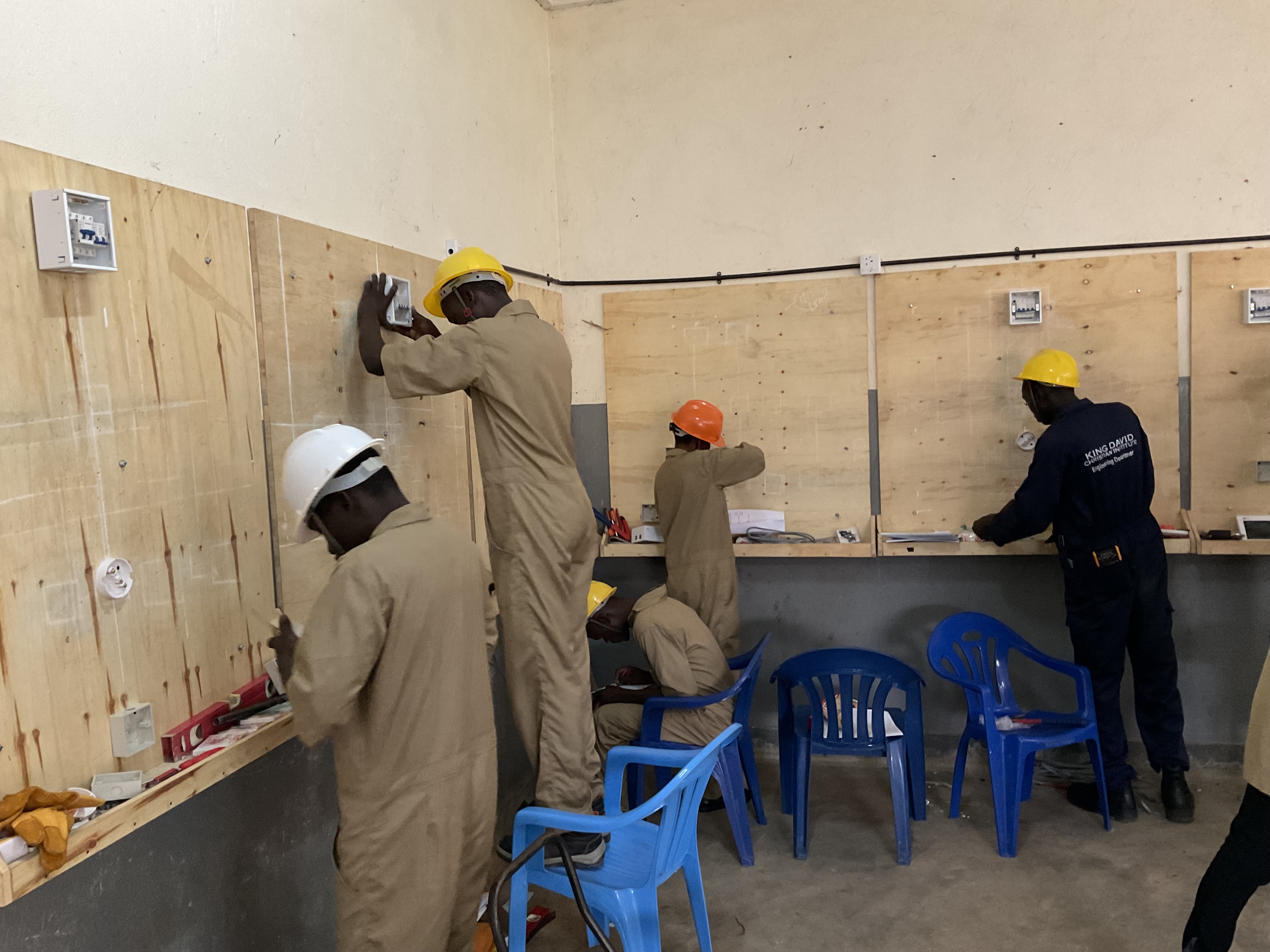 Wiring of a Two-Room Training Block